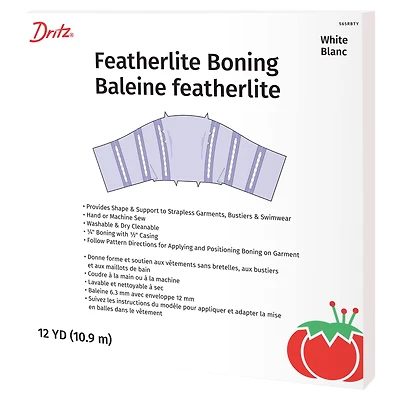 Dritz® White Featherlite Boning, 12yd.