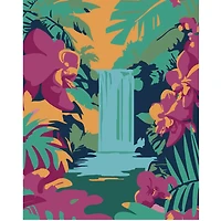 Pink Jungle Floral Paint Marker-by-Number Kit by Artist's Loft®