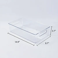 Deli 15" x 8.75" x 3.75" All-Purpose Storage Bin