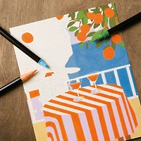 Citrus Kitchen Cocktails Paint Marker-by-Number Kit by Artist's Loft®