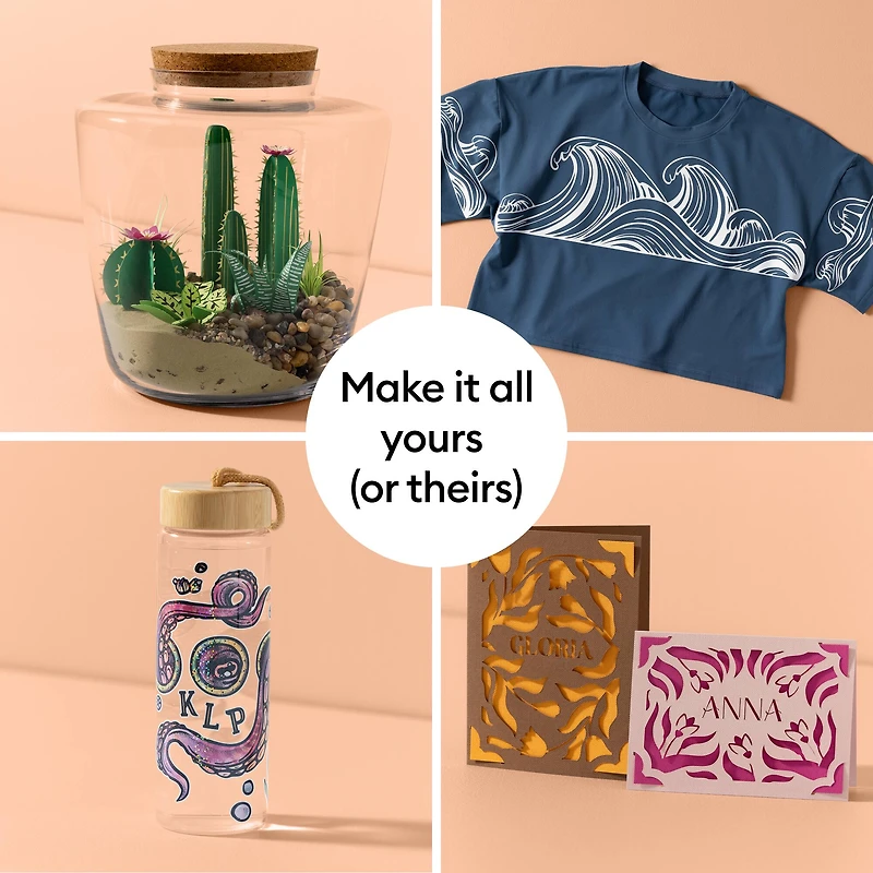 Cricut Explore® 5 in Taupe & Essential Bundle with Digital Content