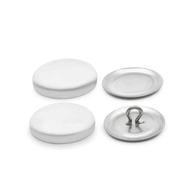 Dritz® 3/4'' Nickel Craft Cover Button Kit with Tools, 18 Sets
