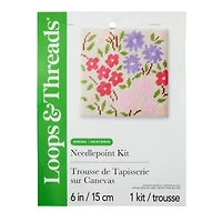 Spring 6" Bright Daisies Needlepoint Kit by Loops & Threads®