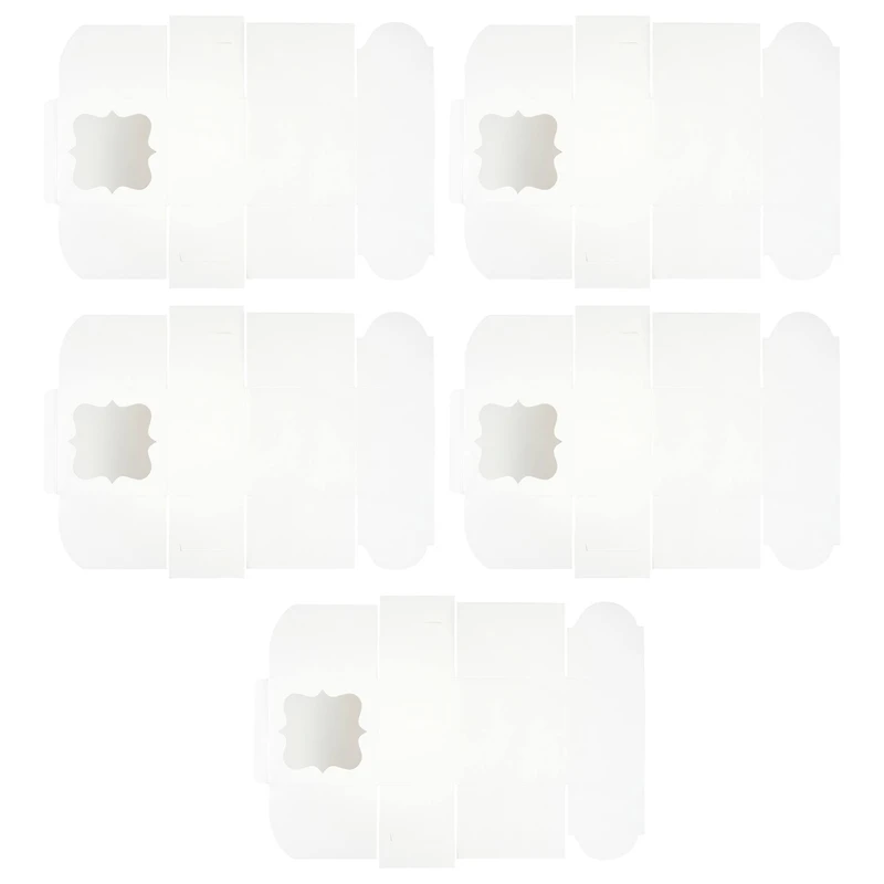 5" White Window Treat Boxes by Makery®, 5ct.