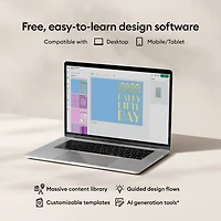 Cricut Explore® 5 in Taupe & Essential Bundle with Digital Content