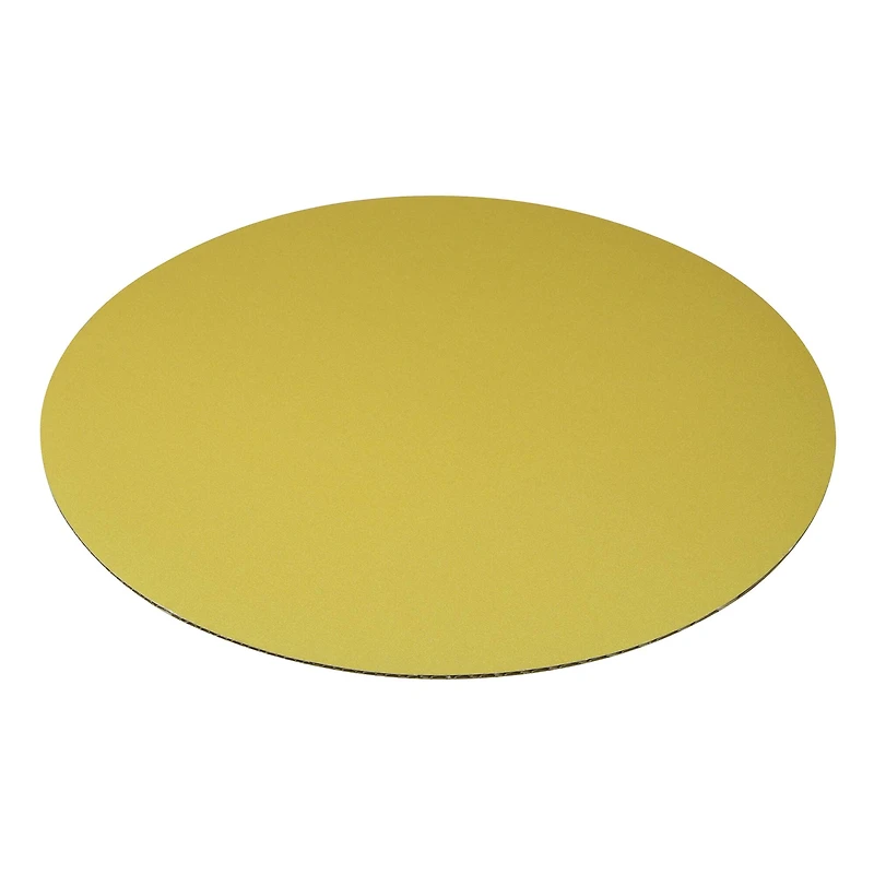 12" Gold Glitter Round Cake Boards by Makery®