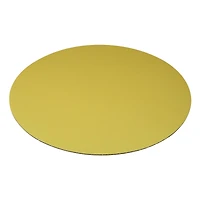 12" Gold Glitter Round Cake Boards by Makery®