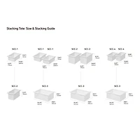 Like-it White Stacking Tote