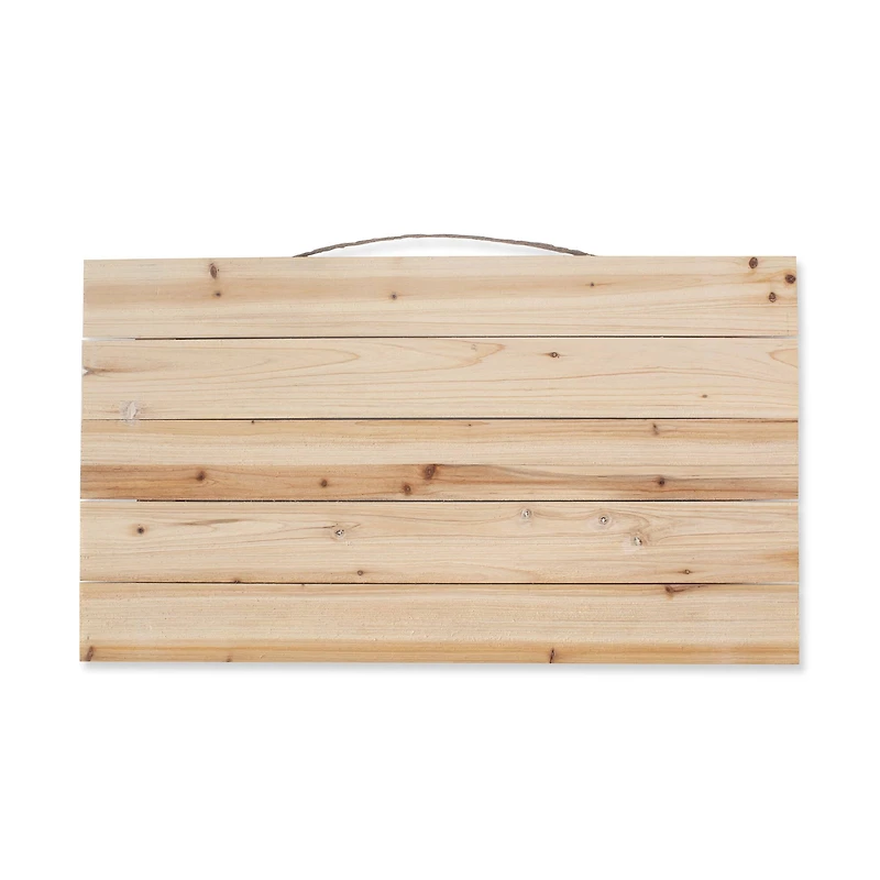 6 Pack: 26" Wood Pallet Rectangle Plaque by Make Market®