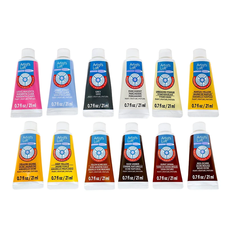 8 Packs: 48 ct. (384 total) Acrylic Paint Set by Artist's Loft™