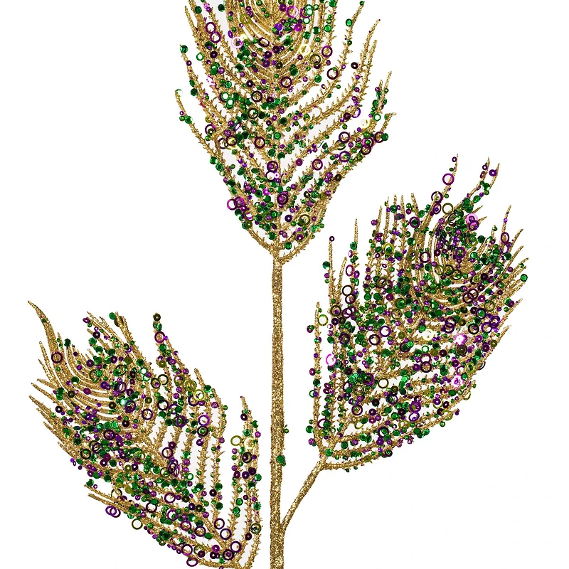 26" Mardi Gras Glitter Spray, 3ct.