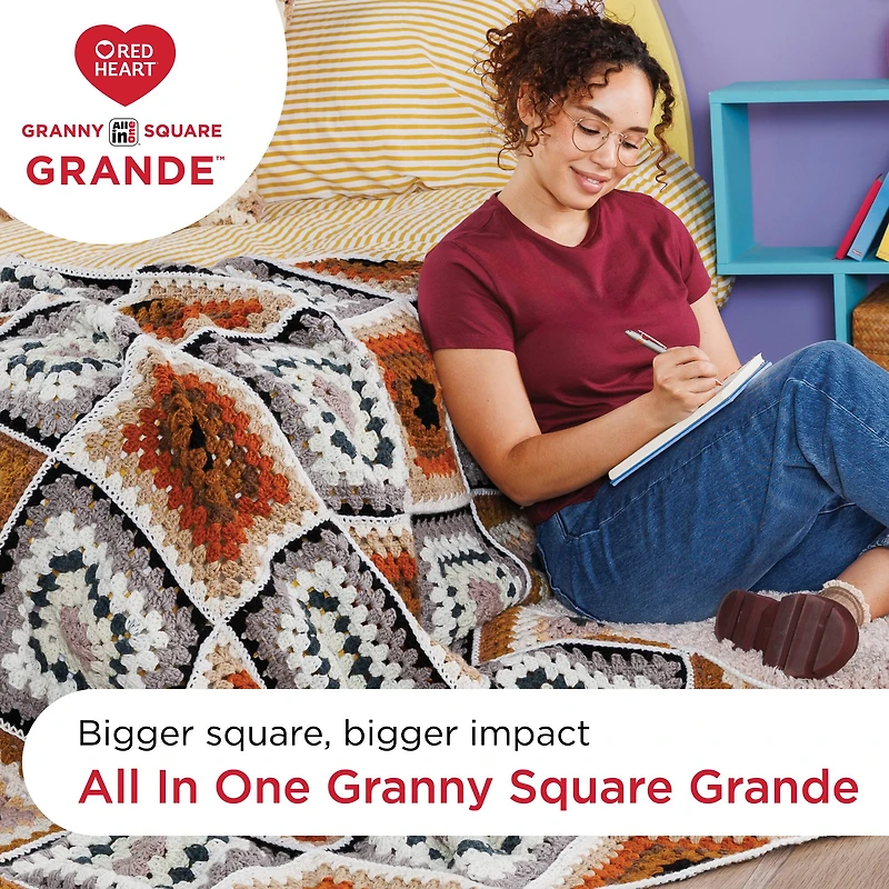3 Pack Red Heart® All in One™ Granny Square Grande™ Yarn