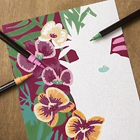 Pink Jungle Floral Paint Marker-by-Number Kit by Artist's Loft®
