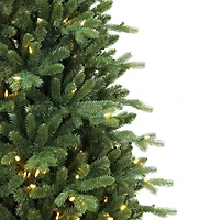 7.5ft. Pre-Lit Glenwood Slim Realistic Artificial Christmas Tree, Warm White LED Lights by Ashland®