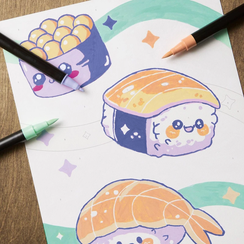 Jolly Jelly Savory Paint Marker-by-Number Kit by Artist's Loft®