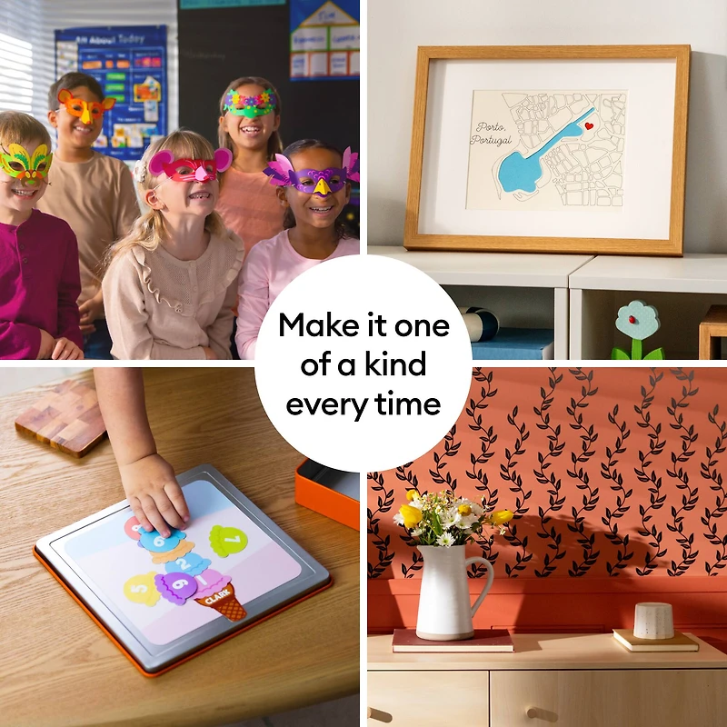 Cricut Explore® 5 in Taupe & Essential Bundle with Digital Content