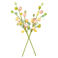24" Pastel Artificial Easter Egg Sprays, 2ct.