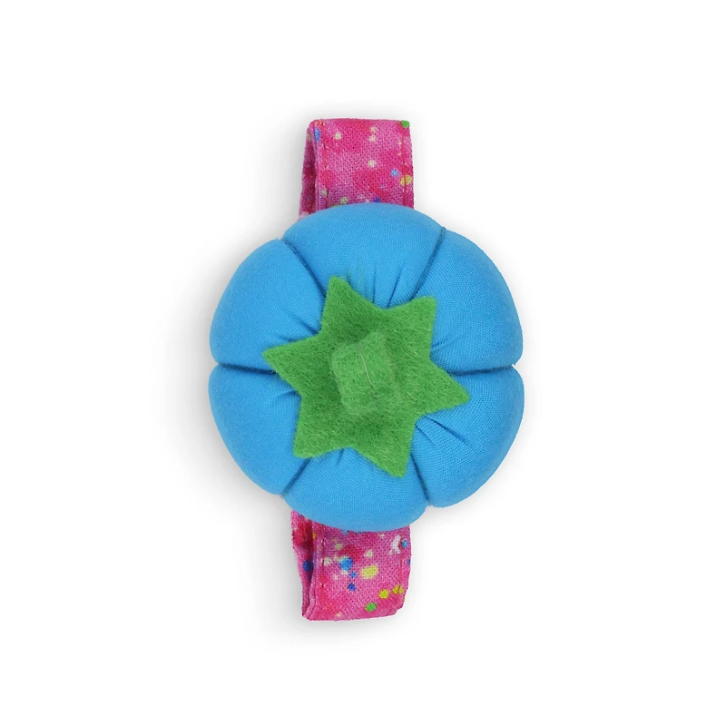 Dritz® Adjustable Wrist Tomato Pin Cushion, 3ct.