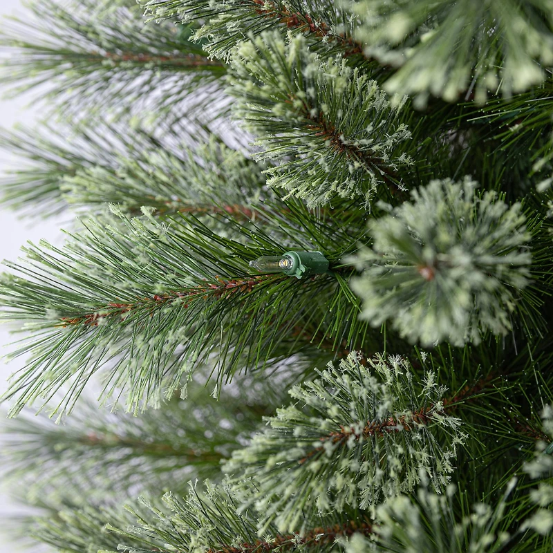 7ft. Pre-Lit Cashmere Pencil Artificial Christmas Tree, Warm White LED Lights by Ashland®