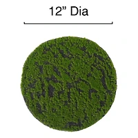 12" Round Faux Moss Mat by Ashland®