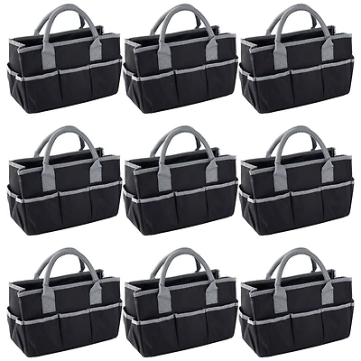 9 Pack: Black Tote Bag by Artist's Loft™