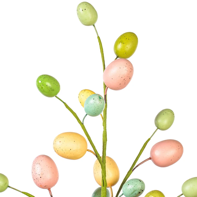24" Pastel Artificial Easter Egg Sprays, 2ct.