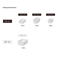 Like-it White Stacking Tote