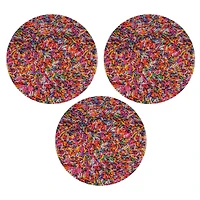 10" Sprinkle Cake Boards by Makery®, 3ct.