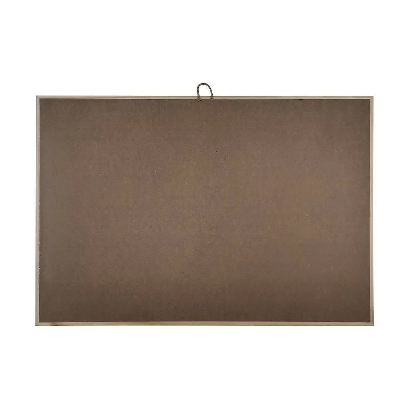 6 Pack: 17" x 25" White Plaque with Natural Wood Frame by Make Market®