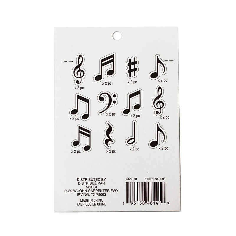 Music Notes Die Cut Stickers by Recollections™