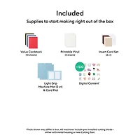 Cricut Explore® 5 in Teal & Essential Bundle with Digital Content