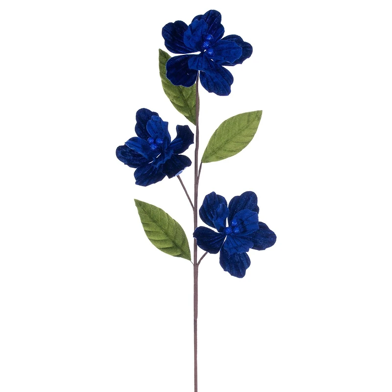 28" Blue Velvet Trio Amaryllis Stems, 3ct.