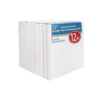 12 Pack 8" x 8" Super Value Canvas by Artist's Loft®