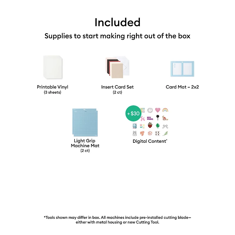 Cricut Explore® 5 in Taupe & Essential Bundle with Digital Content