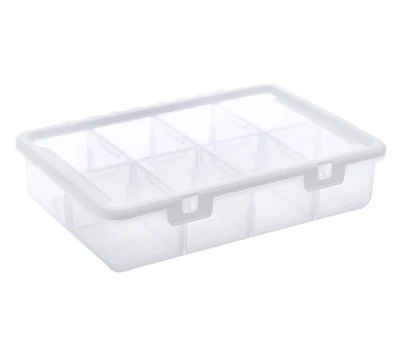 Ezy Storage 8-Compartment Storage Box