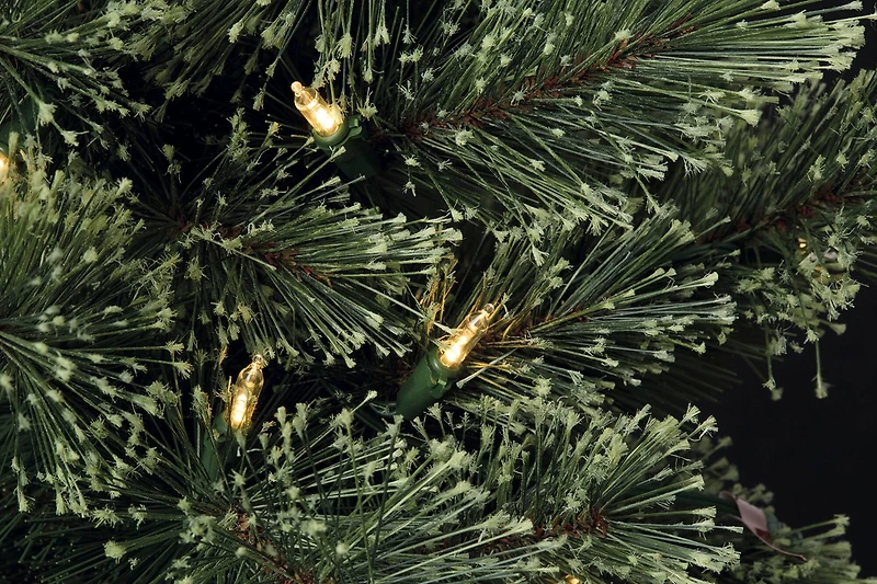 7ft. Pre-Lit Cashmere Pencil Artificial Christmas Tree, Warm White LED Lights by Ashland®