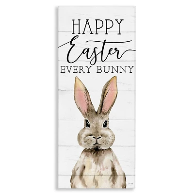 Stupell Industries Happy Easter Every Bunny Canvas Wall Art