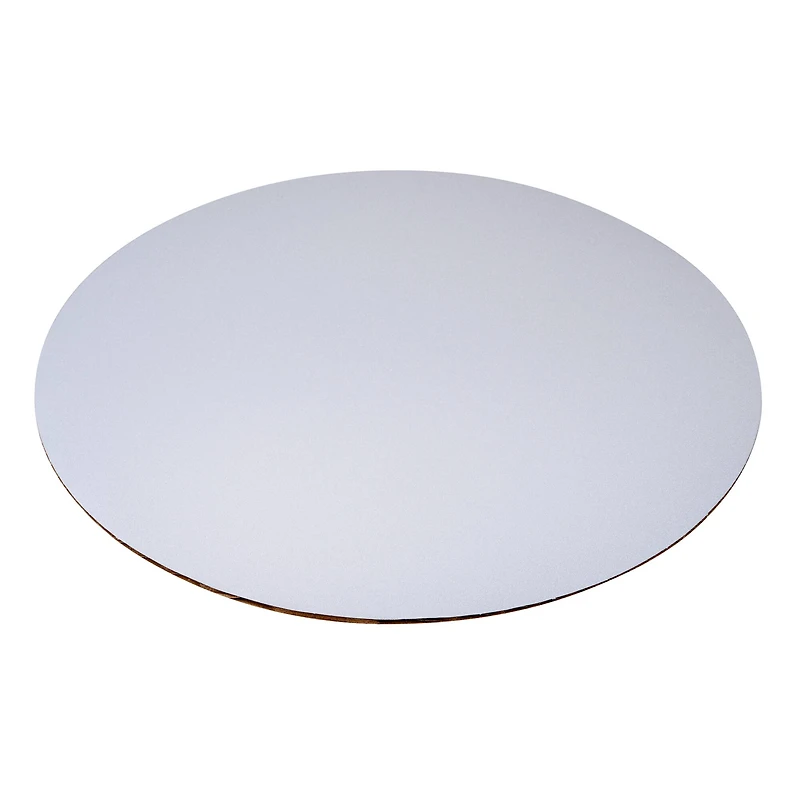 12" Silver Glitter Cake Boards by Makery®, 3ct.