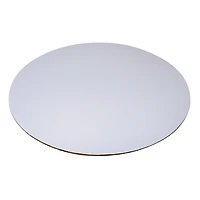 12" Silver Glitter Cake Boards by Makery®, 3ct.