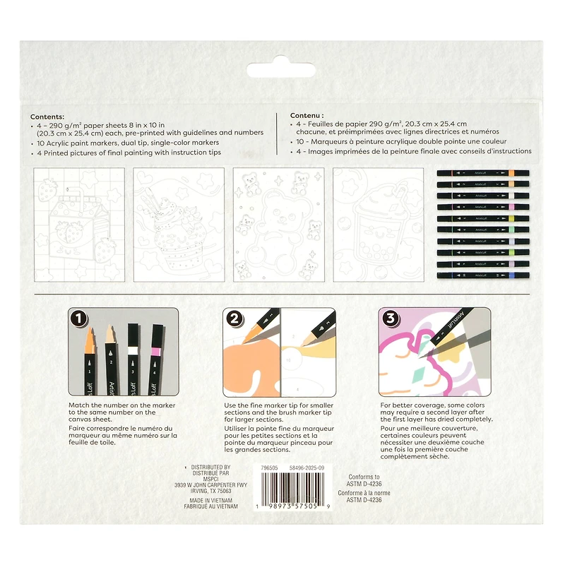 Jolly Jelly Sweets Paint Marker-by-Number Kit by Artist's Loft®