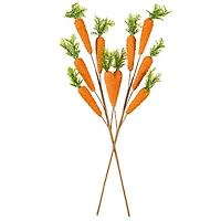 26" Artificial Orange Carrot Spray, 2ct.