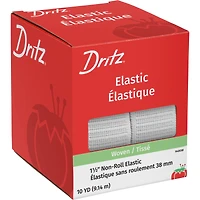 Dritz® 1.5" White Non-Roll Elastic