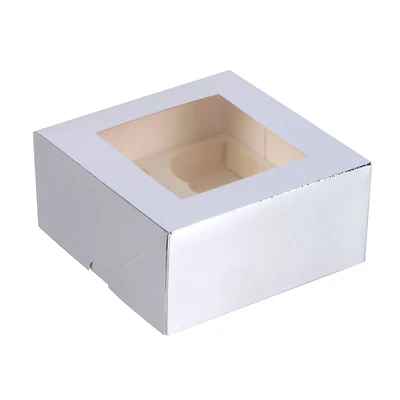Silver And White Cupcake Boxes By Makery®
