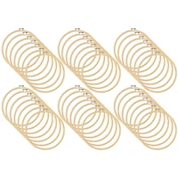 36 Pack: 9" Wooden Embroidery Hoop by Loops & Threads™