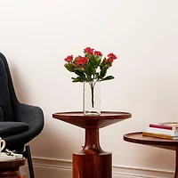  17.25" Red Artificial Kalanchoe Bush