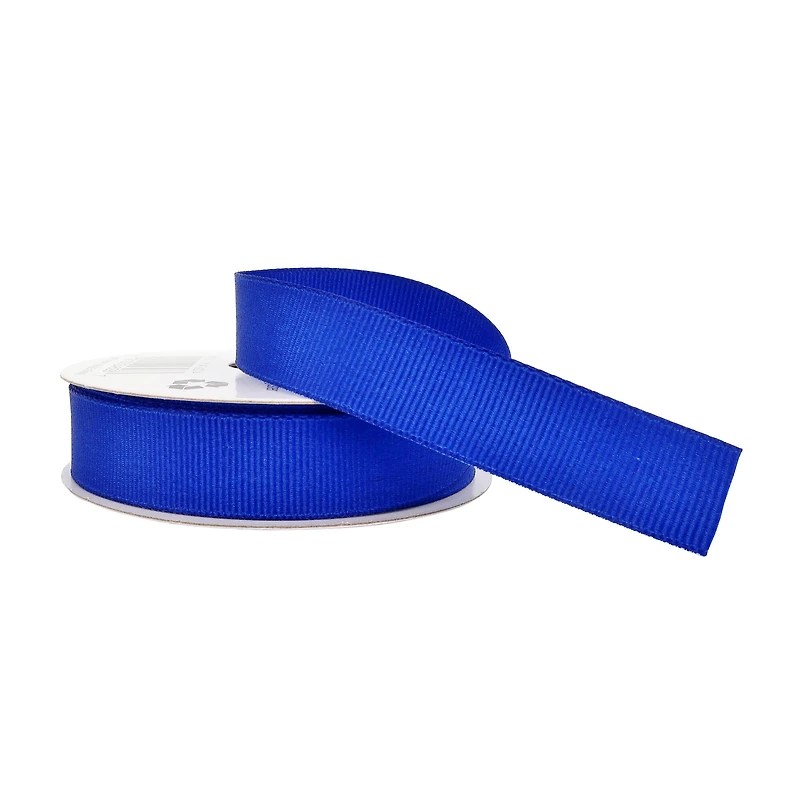 12 Pack: 5/8" x 8yd. Royal Blue Grosgrain Ribbon by Celebrate It® Classic
