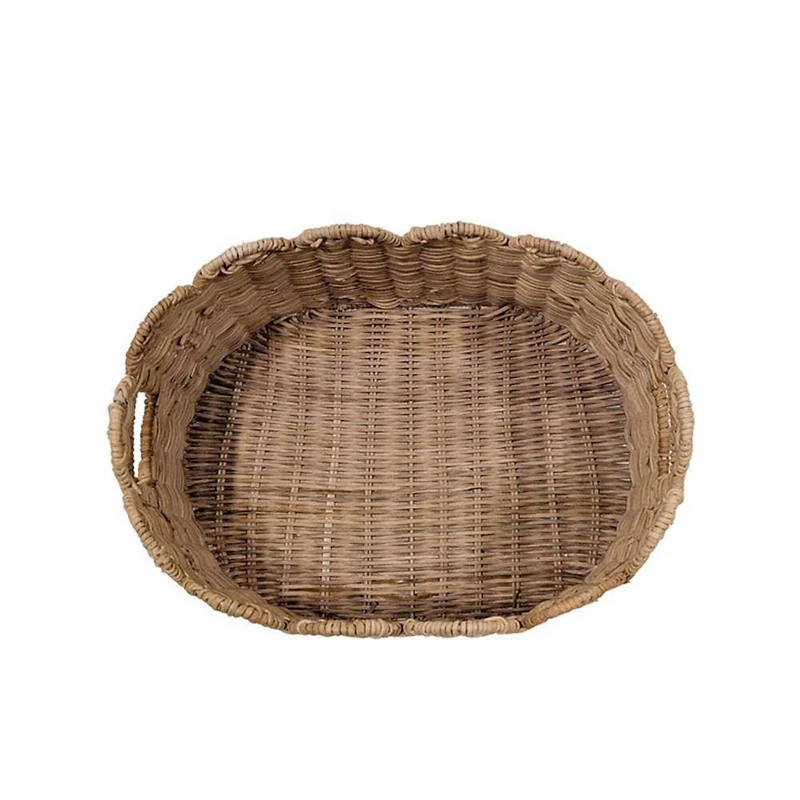 Scallop Rattan Basket by Ashland®