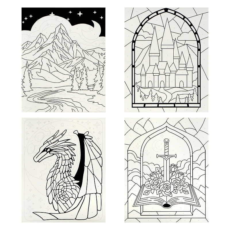 Starlight Dragon Paint Marker-by-Number Kit by Artist's Loft®