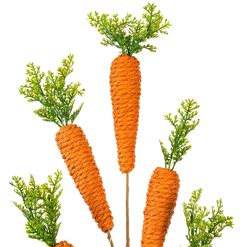 26" Artificial Orange Carrot Spray, 2ct.