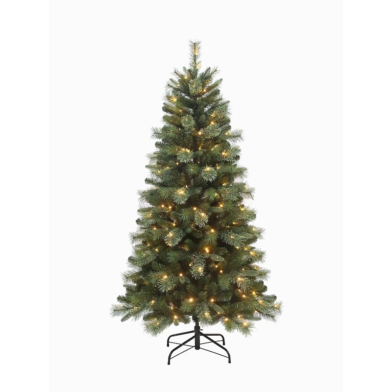 6ft. Pre-Lit Sierra Spruce Artificial Christmas Tree, Warm White LED Lights by Ashland®